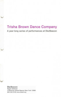 Trisha Brown Dance Company brochure cover