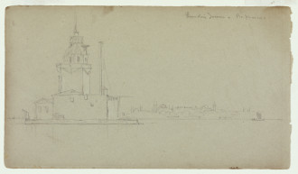 Gifford, Leander's Tower-Bosphorus, 1869