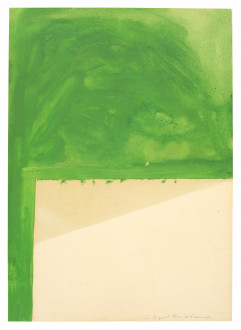 Palermo, Untitled (Composition with Green Paint), 1964